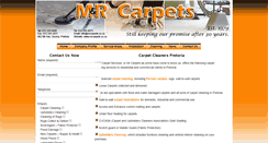 Desktop Screenshot of mrcarpets.co.za